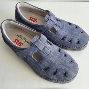 SAS Roamer Slip-On Loafers Bluejay Shoes.